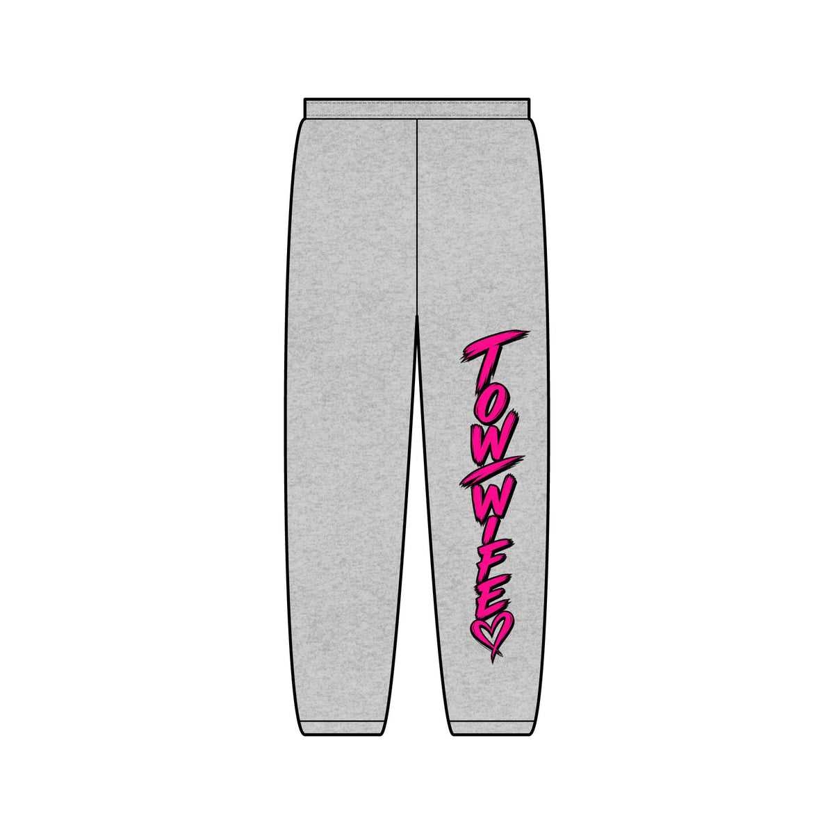 Tow Wife Joggers- Hot Pink