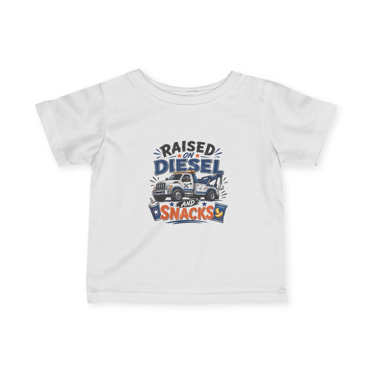 Raised on Diesel and Snacks- Infant/Toddler Tee