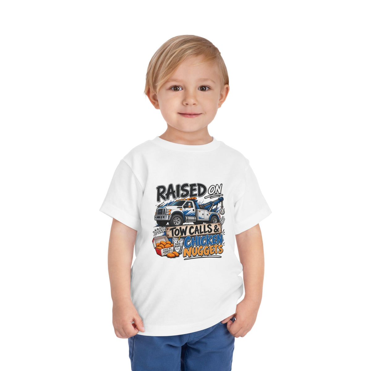 Raised on Tow Calls and Chicken Nuggets Tee