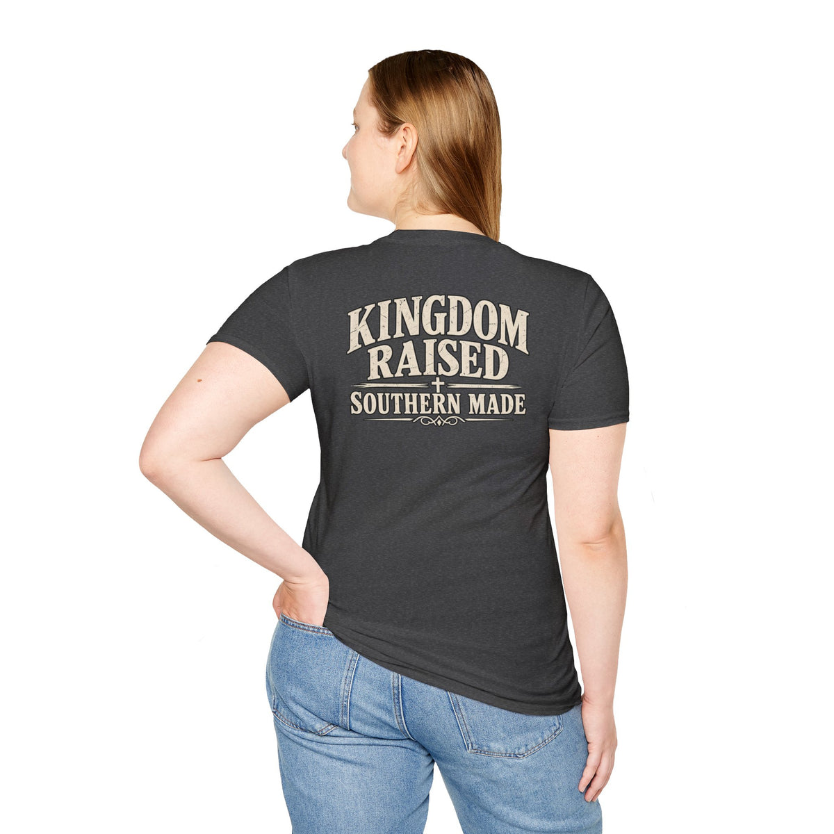 Jesus Knows My Heart/Kingdom raised T-Shirt
