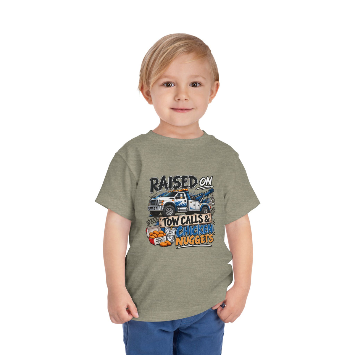 Raised on Tow Calls and Chicken Nuggets Tee