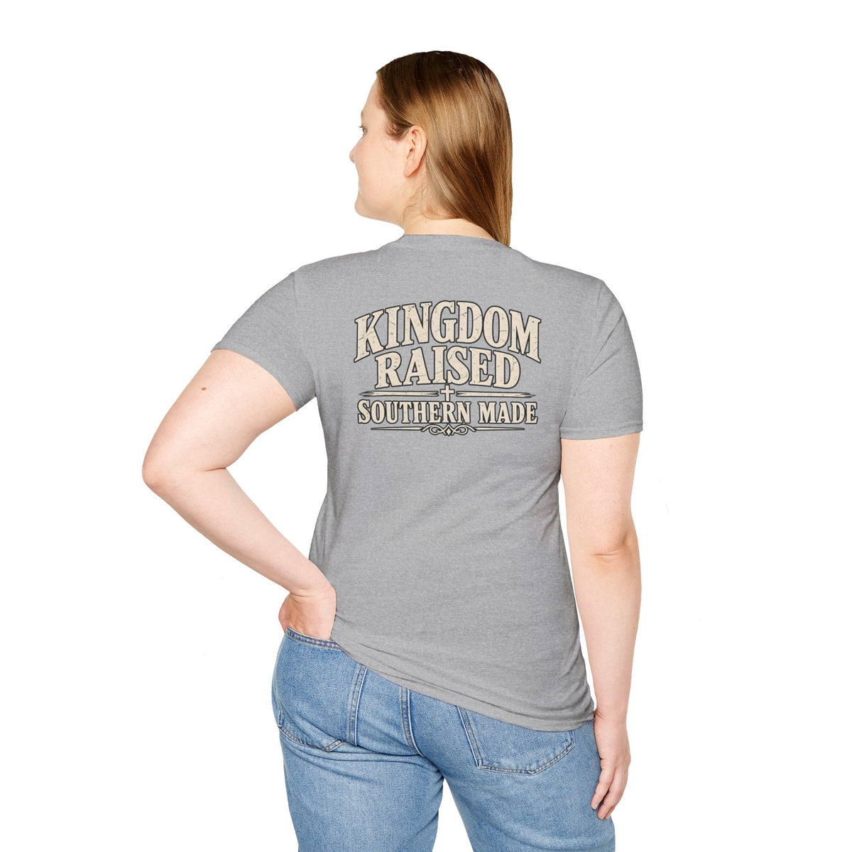 Jesus Knows My Heart/Kingdom raised T-Shirt