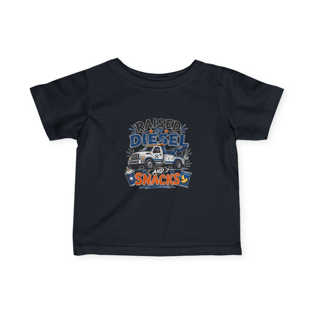 Raised on Diesel and Snacks- Infant/Toddler Tee