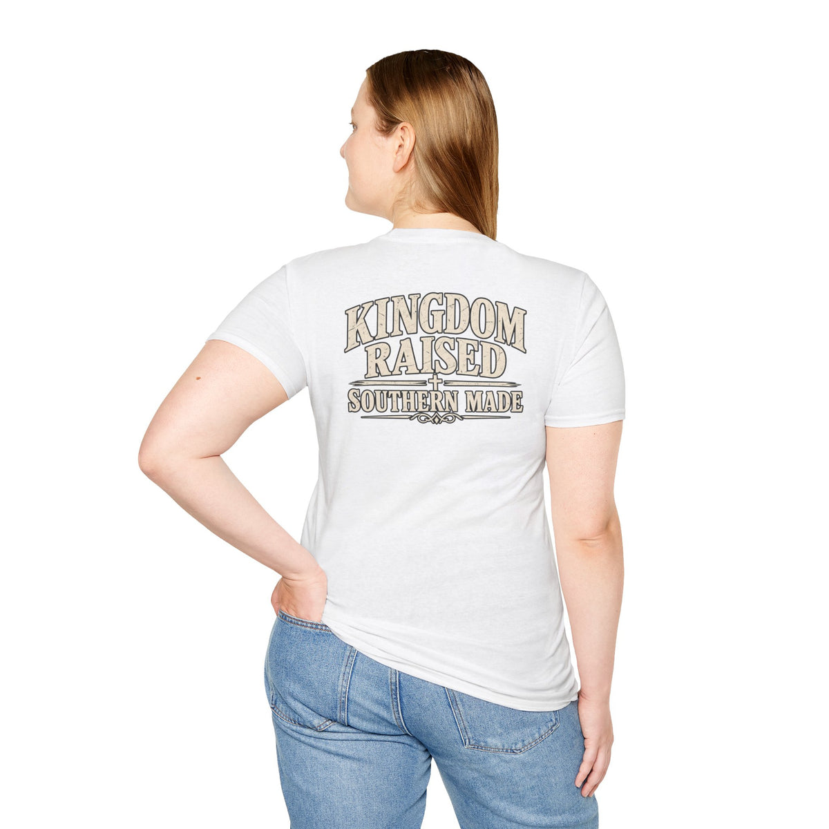 Jesus Knows My Heart/Kingdom raised T-Shirt