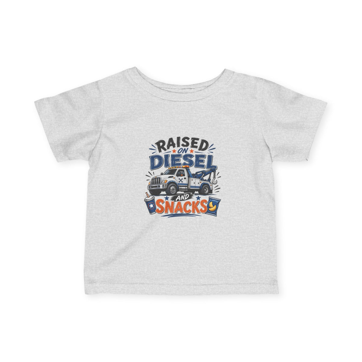 Raised on Diesel and Snacks- Infant/Toddler Tee