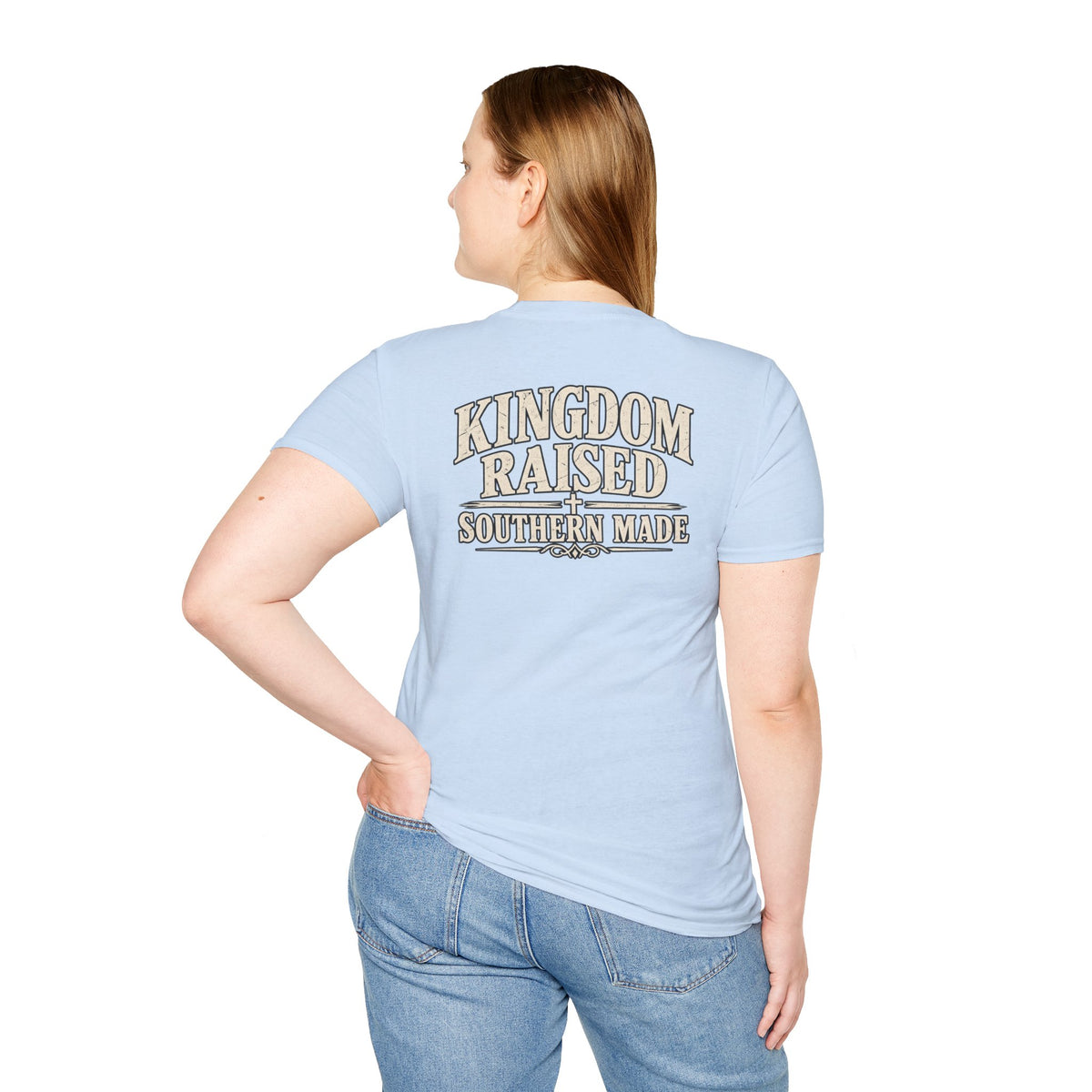 Jesus Knows My Heart/Kingdom raised T-Shirt
