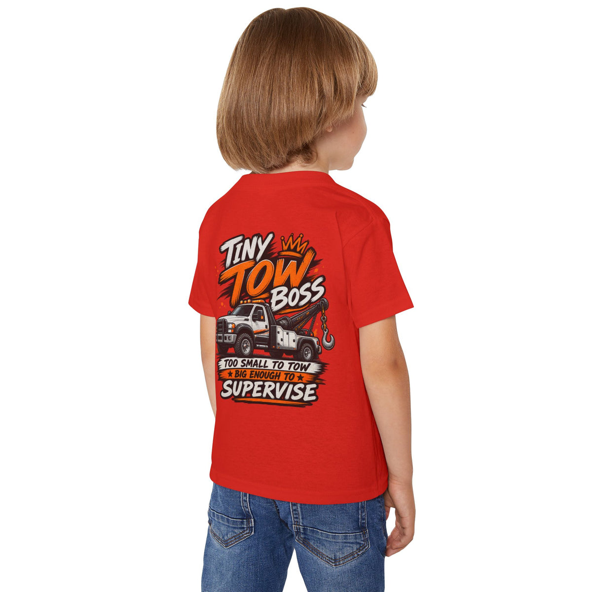 Tiny Tow Boss Supervisor Toddler Tee