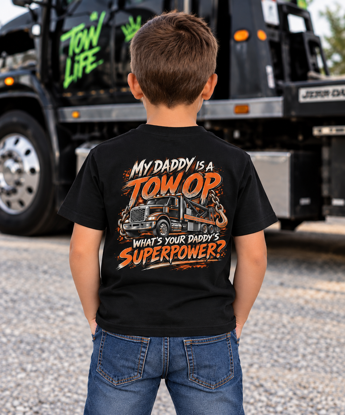 My Daddy is a Tow Op tee