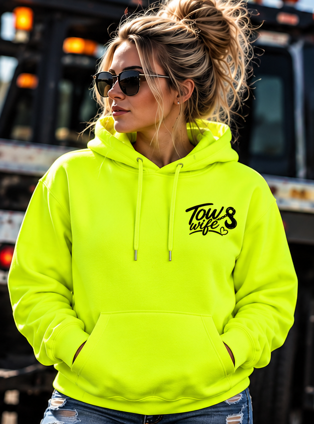 Hi-Vis Tow Wife Hoodie💚