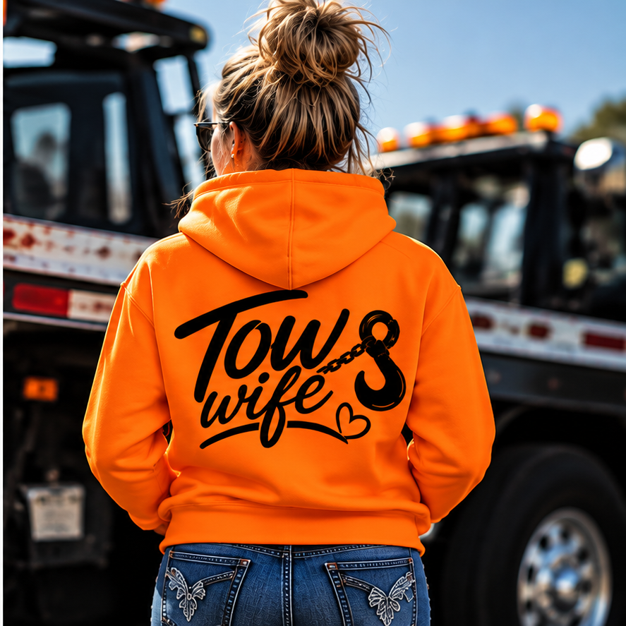 Hi-Vis Tow Wife Hoodie💚