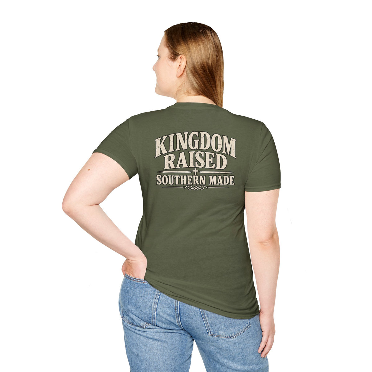 Jesus Knows My Heart/Kingdom raised T-Shirt