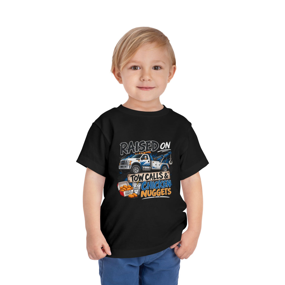 Raised on Tow Calls and Chicken Nuggets Tee