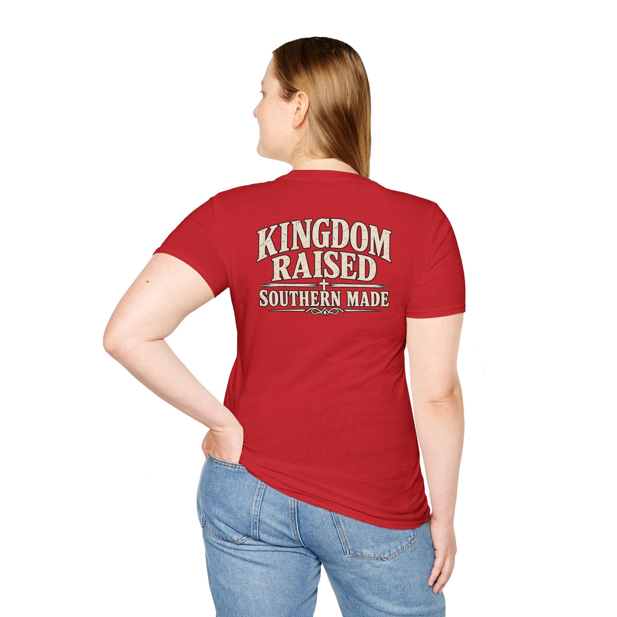 Jesus Knows My Heart/Kingdom raised T-Shirt
