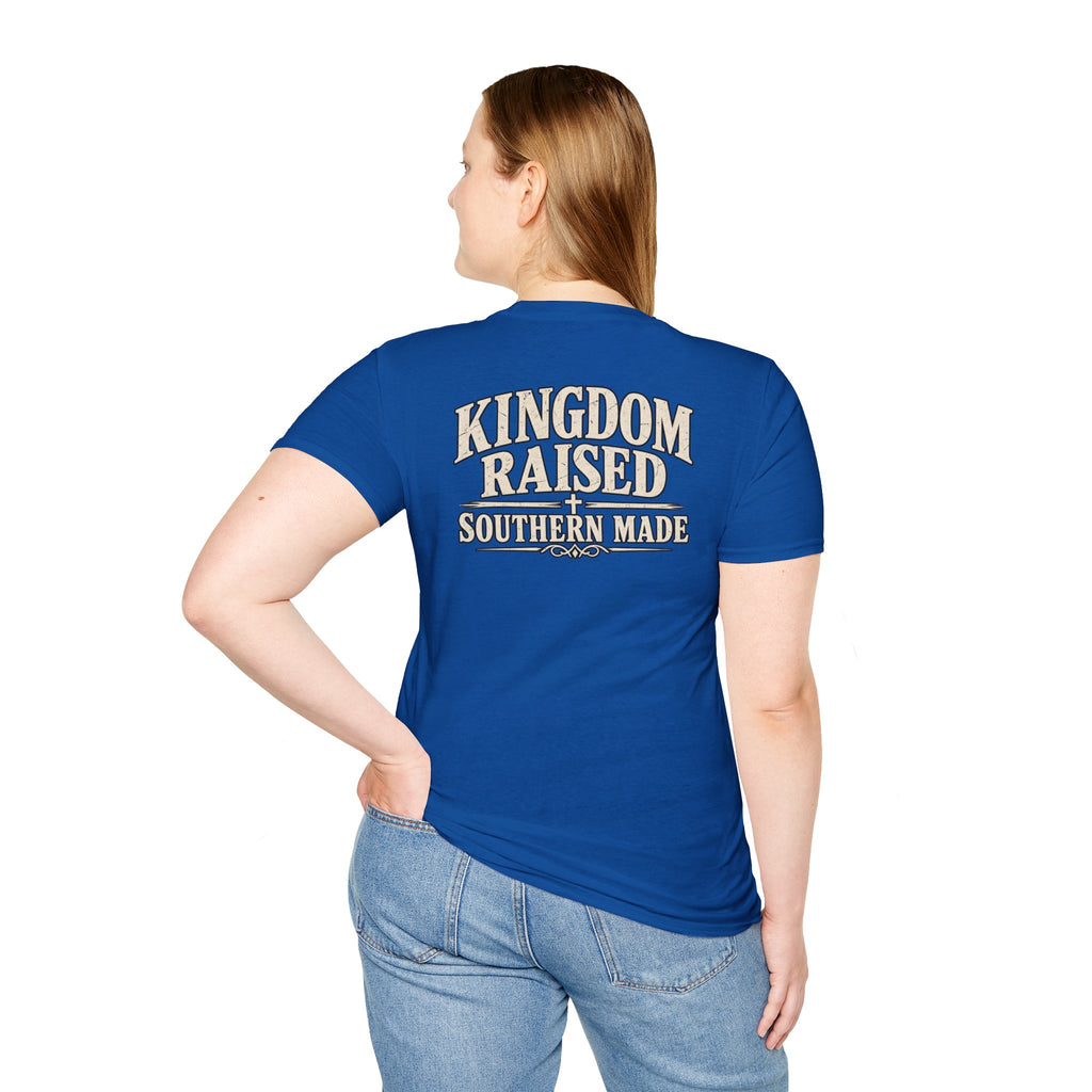 Jesus Knows My Heart/Kingdom raised T-Shirt