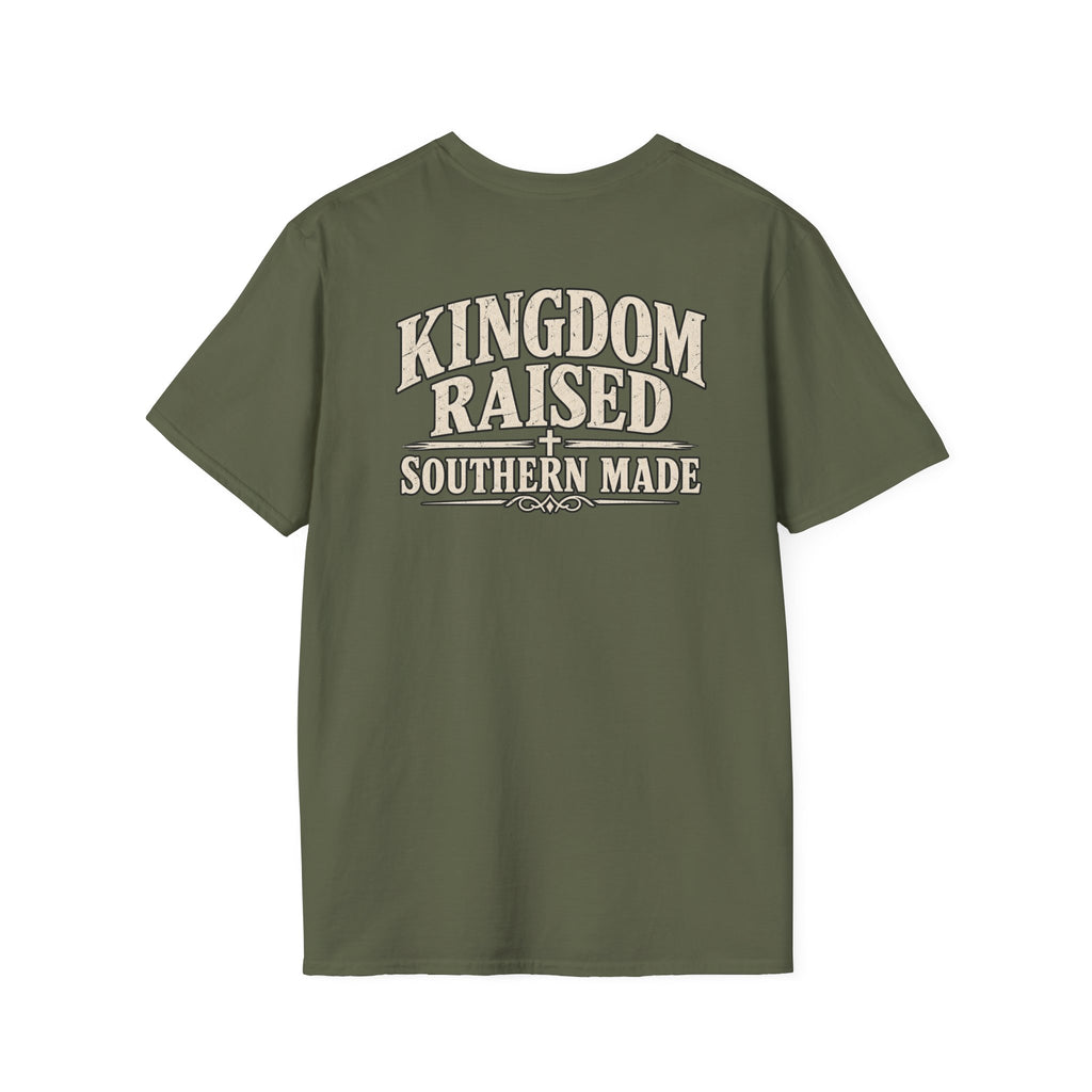 Jesus Knows My Heart/Kingdom raised T-Shirt