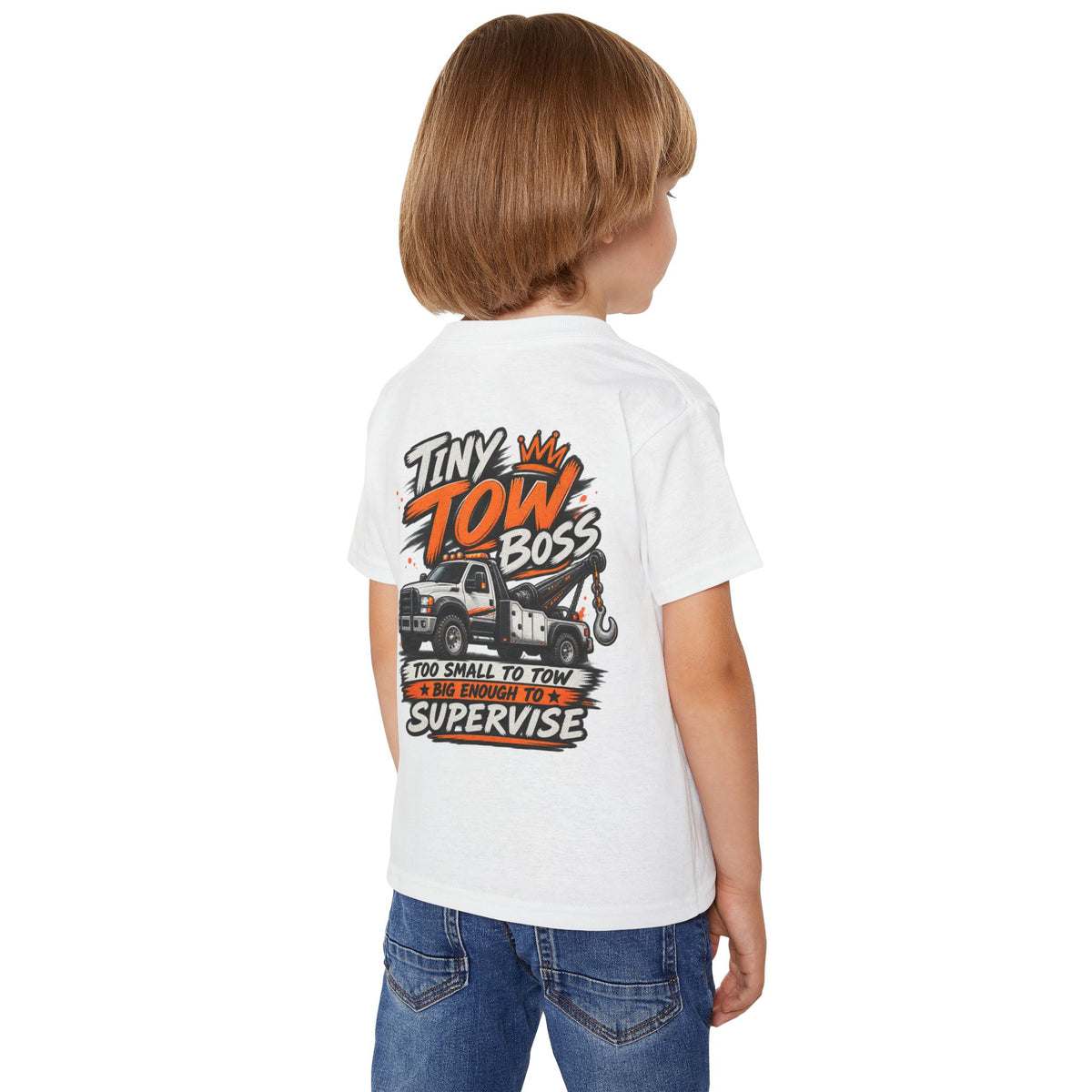 Tiny Tow Boss Supervisor Toddler Tee