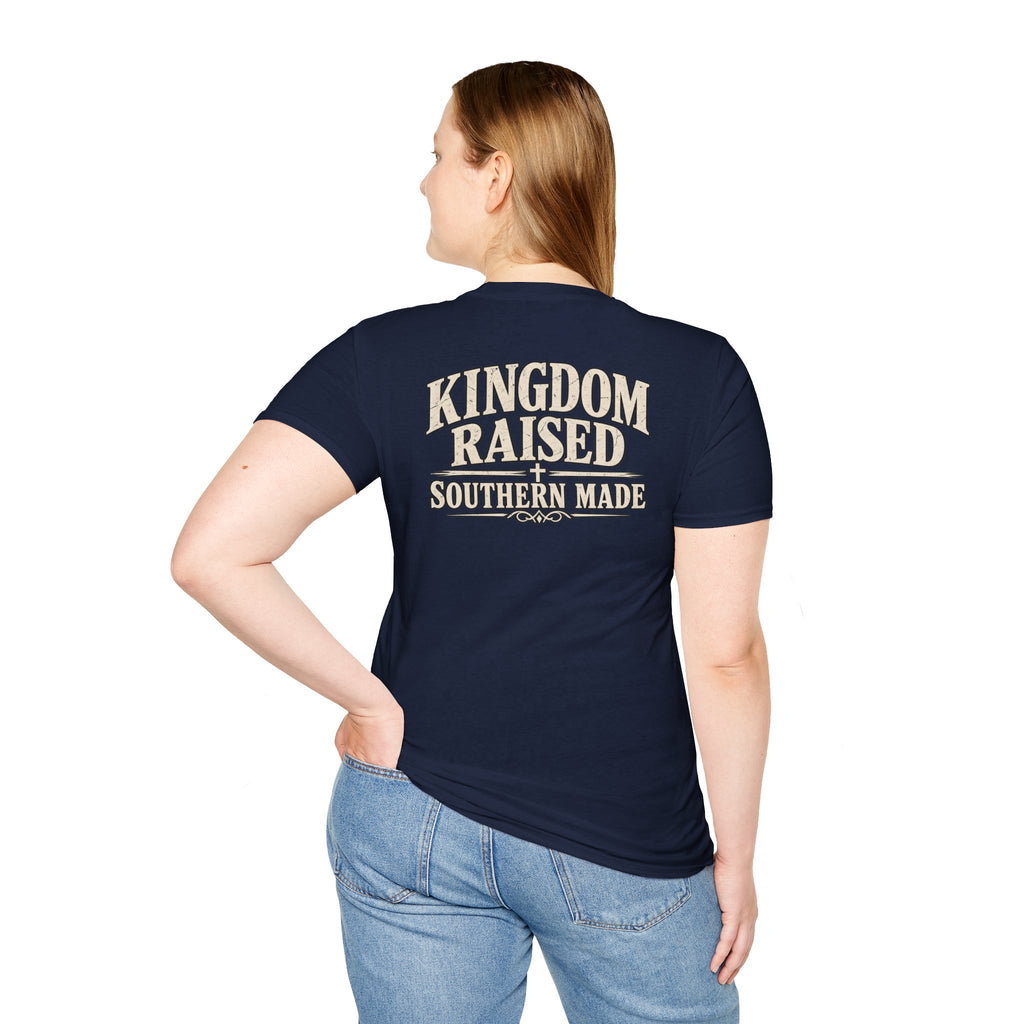 Jesus Knows My Heart/Kingdom raised T-Shirt