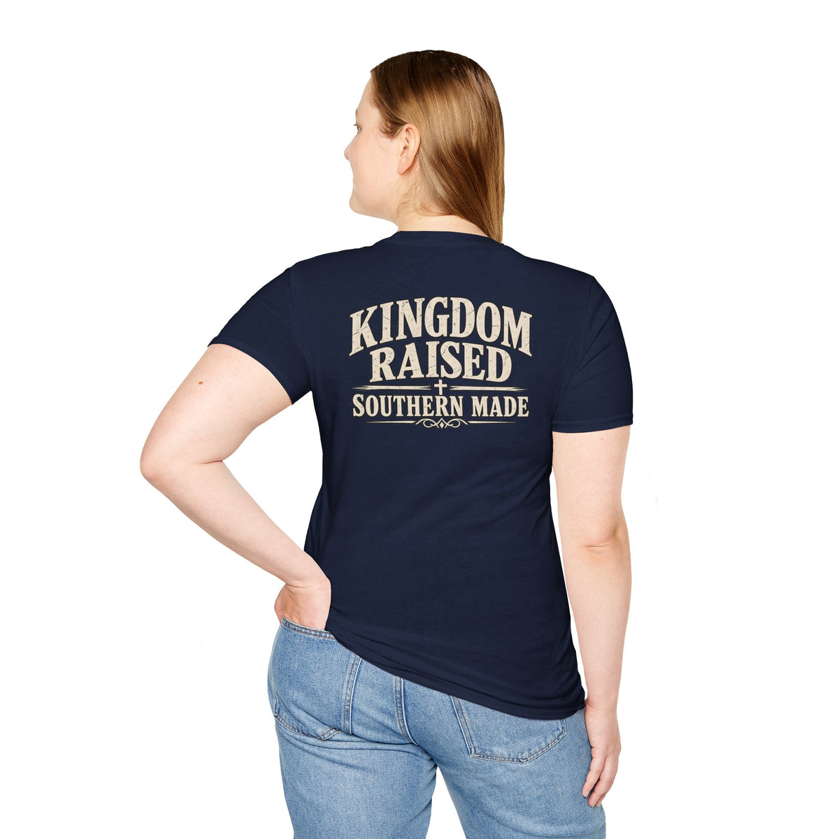 Jesus Knows My Heart/Kingdom raised T-Shirt